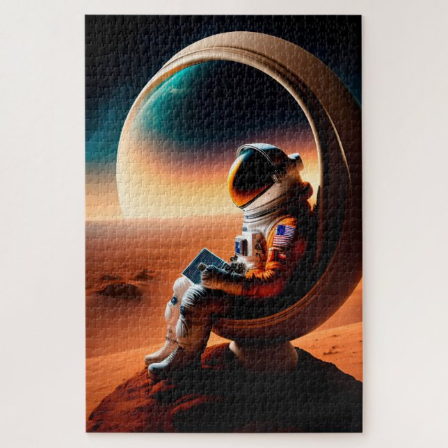 Astronaut  jigsaw puzzle (Vertical)