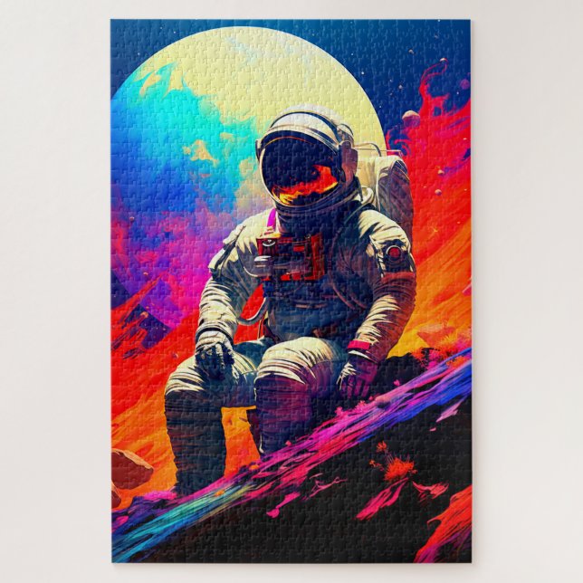 Astronaut Jigsaw Puzzle (Vertical)