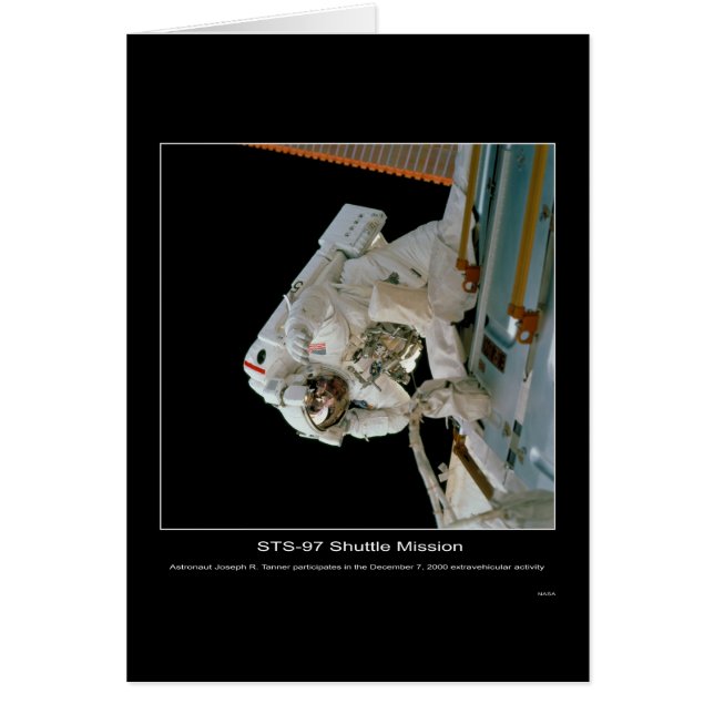 Astronaut Joseph R. Tanner outer space activity (Front)