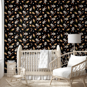 Astronaut kids wall paper 