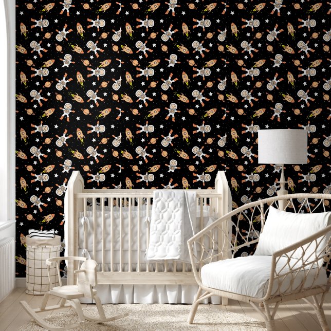 Astronaut kids wall paper  (Kids)