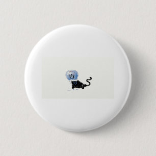 astronaut kitteh 2 inch round button