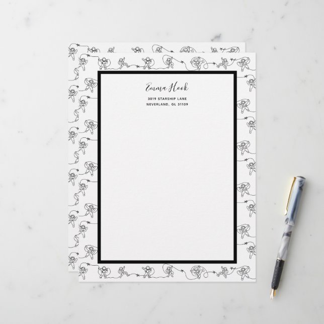 Astronaut Letterhead (Front/Back In Situ)