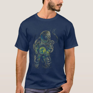 Astronaut Love Earth by Tobe Fonseca T-Shirt