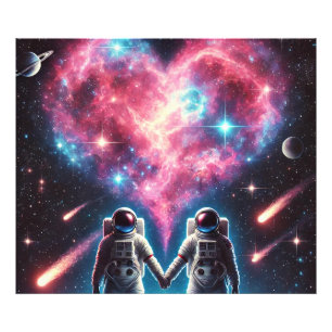 Astronaut Love Photo Print