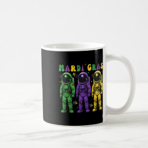 Astronaut Mardi Gras Groovy Astronomy New Orleans  Coffee Mug