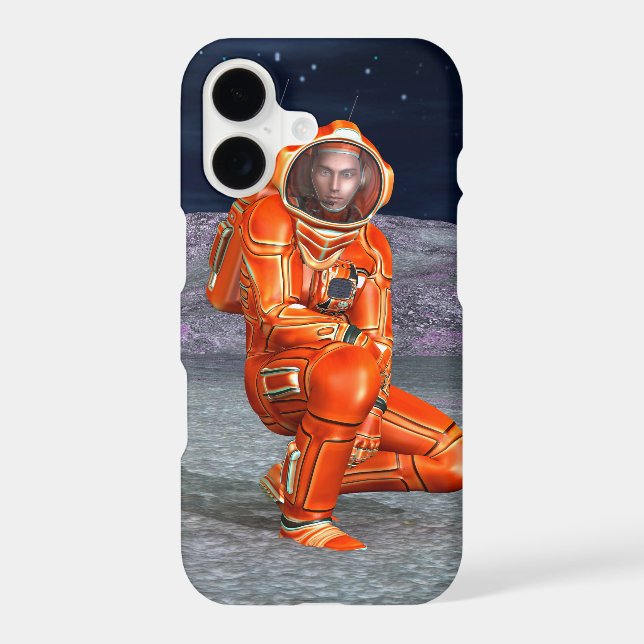 Astronaut Mars Explorer Alien Planet Space Art (Back)