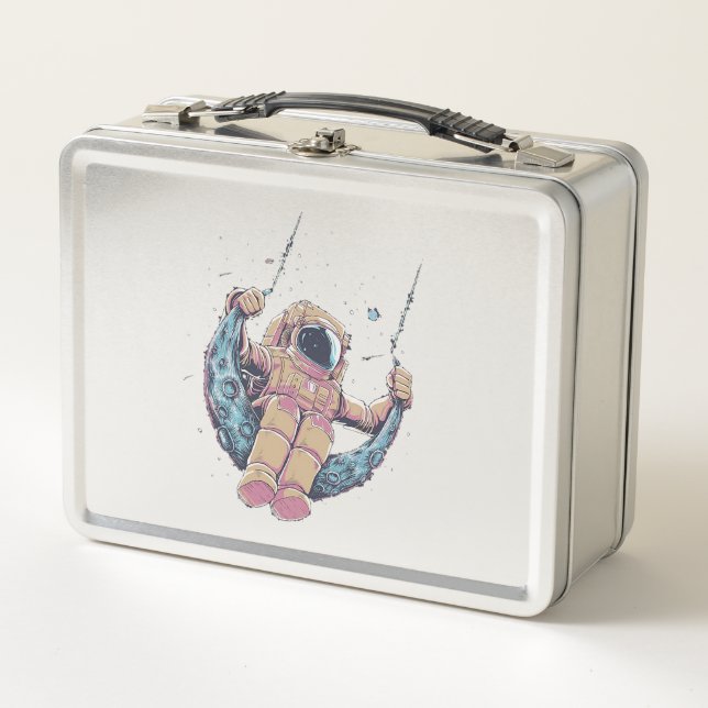 Astronaut Metal Lunch Box (Front)