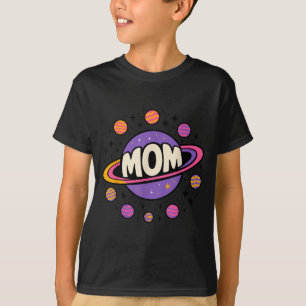 Astronaut Mom Solar System Planets Mother's Da T-Shirt