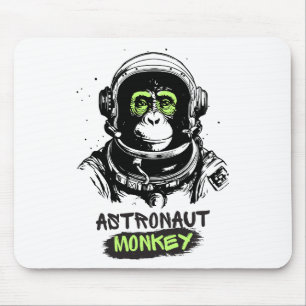 Astronaut Monkey Cool Computer Mouse Pad