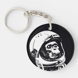 Astronaut Monkey Keychain