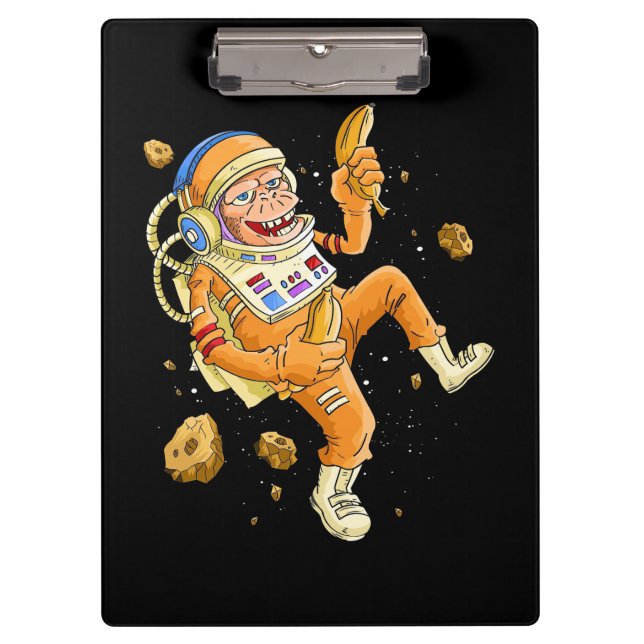 Astronaut Monkey Space Clipboard (Front)
