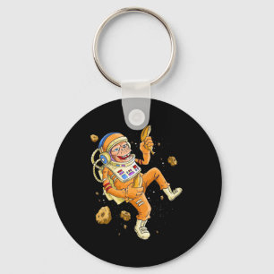 Astronaut Monkey Space Keychain