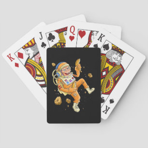 Astronaut Monkey Space Playing Cards