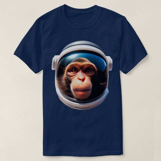 Astronaut Monkey  T-Shirt (Design Front)