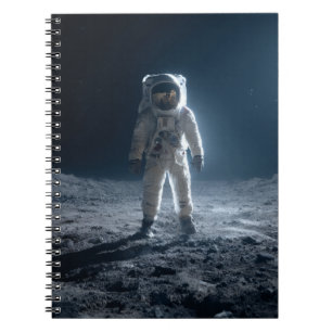 Astronaut Moon Landing Notebook
