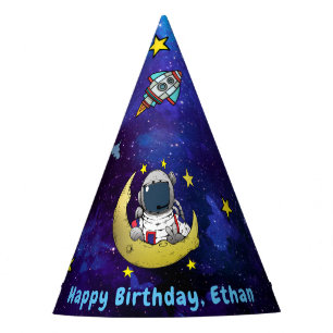 Astronaut & Moon Party Hat
