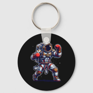 Astronaut Muay Thai Boxing Karate Kickboxing Marti Keychain