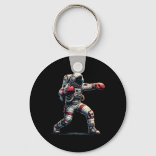 Astronaut Muay Thai Boxing Kickboxing Kids Mens  Keychain