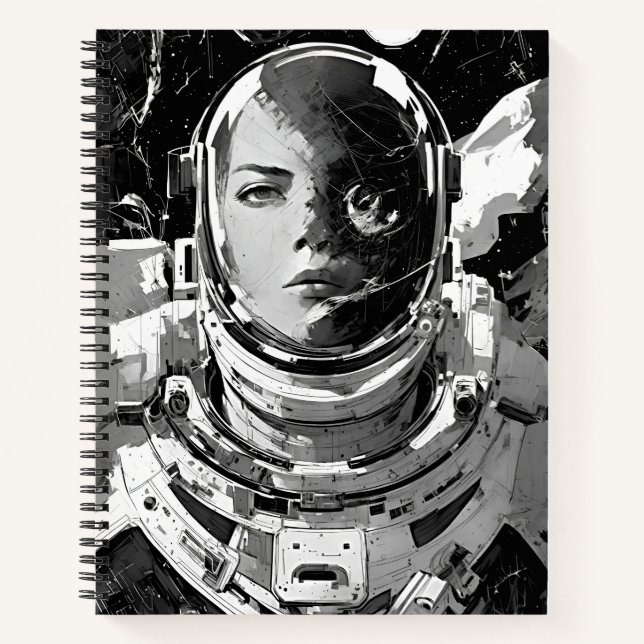 Astronaut Muse Noir Notebook (Front)