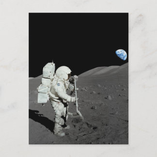 Astronaut on the Moon Postcard
