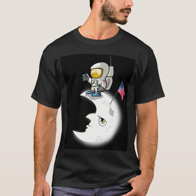 Astronaut on the Moon T-Shirt (Front)