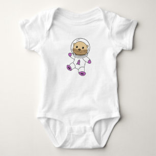 Astronaut Otter Space Planet Baby Bodysuit