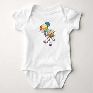 Astronaut Otter Space Planet Baby Bodysuit
