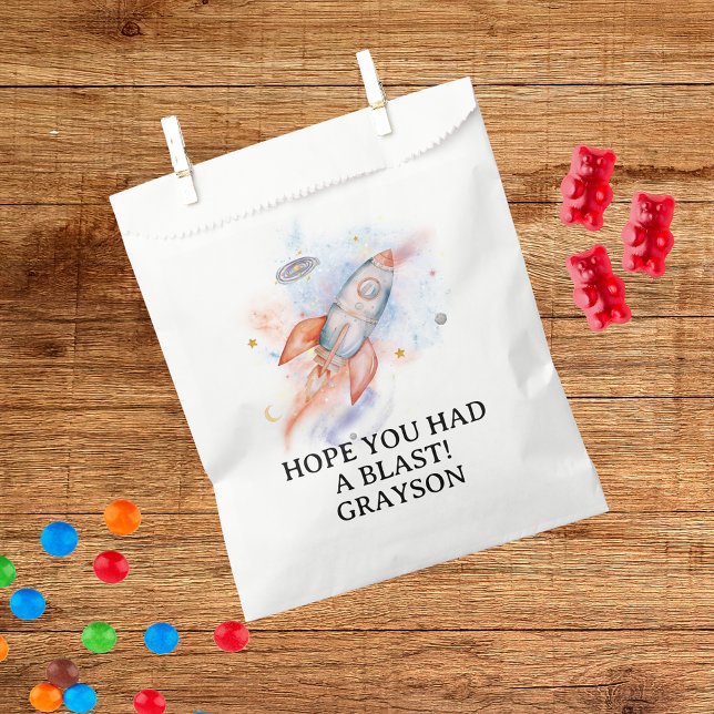 Astronaut Outer Space Birthday Favour Bag (Creator Uploaded)