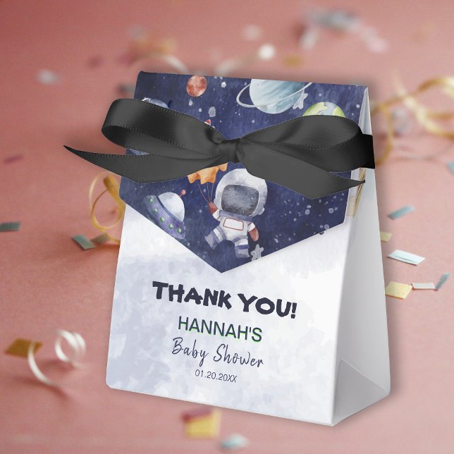 Astronaut Outer Space Boy Baby Shower Party Favor Box (Astronaut Outer Space Boy Baby Shower Party Favor Box)