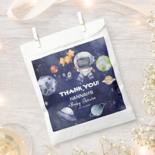 Astronaut Outer Space Boy Baby Shower Party Favour Bag