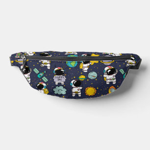 Astronaut Outer Space Cartoon  Fanny Pack