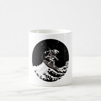 Astronaut Outer Space Surfing Great Waves Astronau Coffee Mug