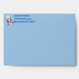 Astronaut Outerspace Blue Envelope