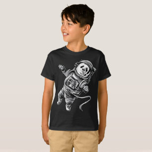 Astronaut Panda in Space Panda Bear Astropanda T-Shirt