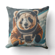 Astronaut Panda in Space Surreal Animal Nursery