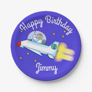 Astronaut Paper Plates