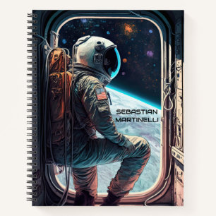 Astronaut Personalized Notebook