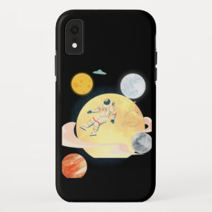 Astronaut phone iPhone XR case