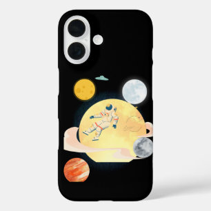 Astronaut phone iPhone 16 case
