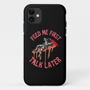 Astronaut Pizza Funny  iPhone 11 Case