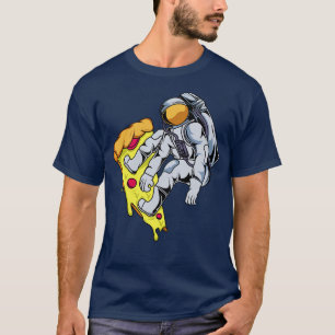 Astronaut Pizza Surfer T-Shirt
