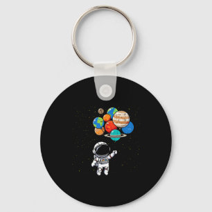 Astronaut Planet Balloons Cute Space Galaxy Boys G Keychain