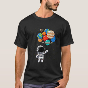 Astronaut Planet Balloons Cute Space Galaxy Boys G T-Shirt