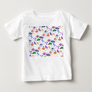 Astronaut Planet Rocket Baby T-Shirt