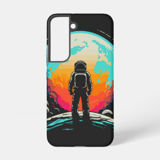 Astronaut & Planet Samsung Galaxy Case