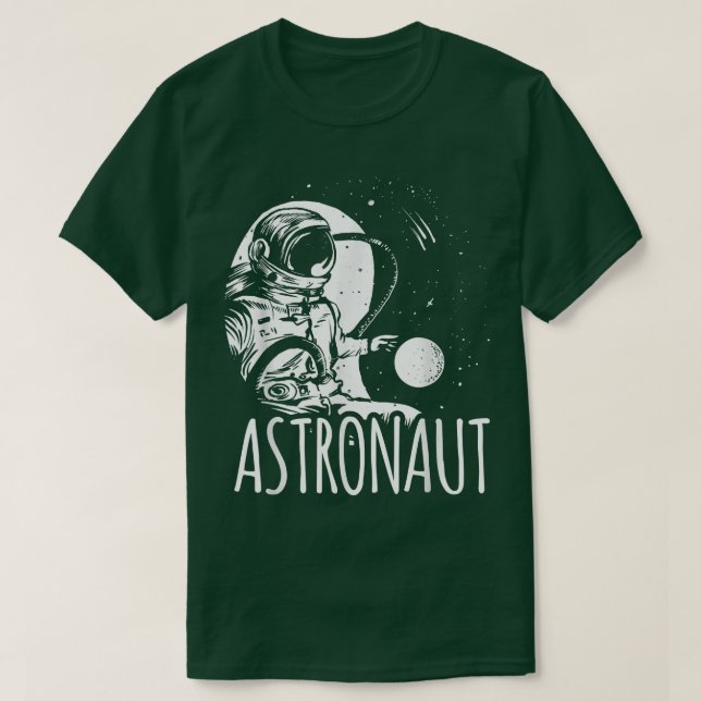 Astronaut Planètes d'astronomie spatiale T-shirt f (Design devant)