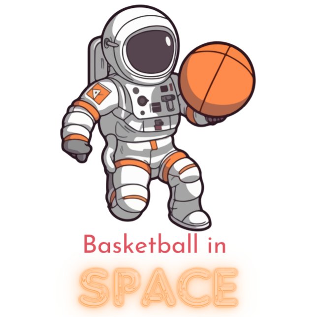 Astronaut playing basketball in Space tee (Creator Uploaded)