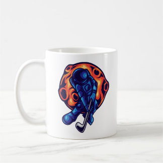 Astronaut Playing Golf Coffee Mug