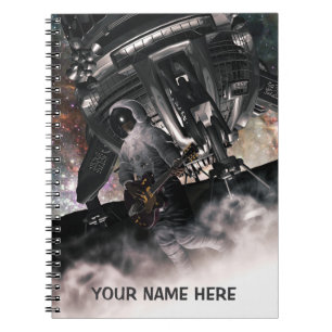 Astronaut playing guitar. Personalized Notebook